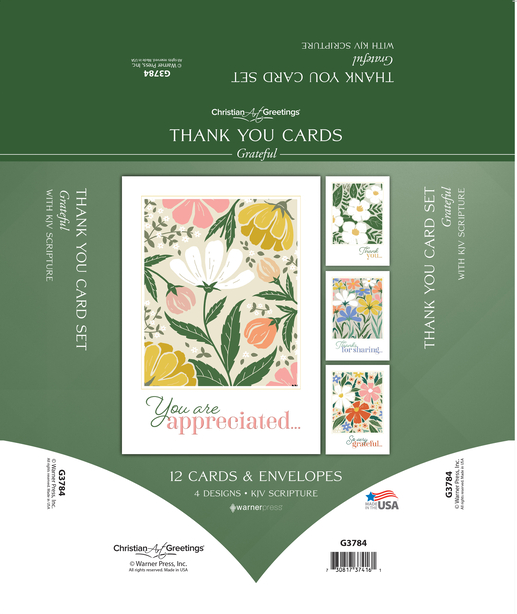 Grateful - Boxed Cards - Thank You - KJV