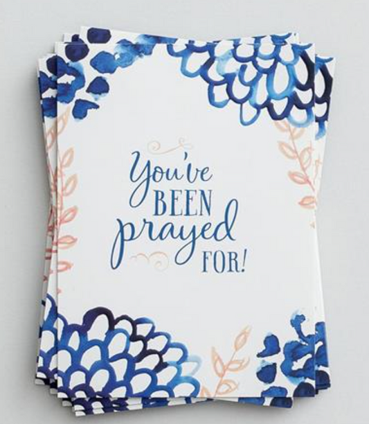 You've Been Prayed For - 10 Premium Note Cards