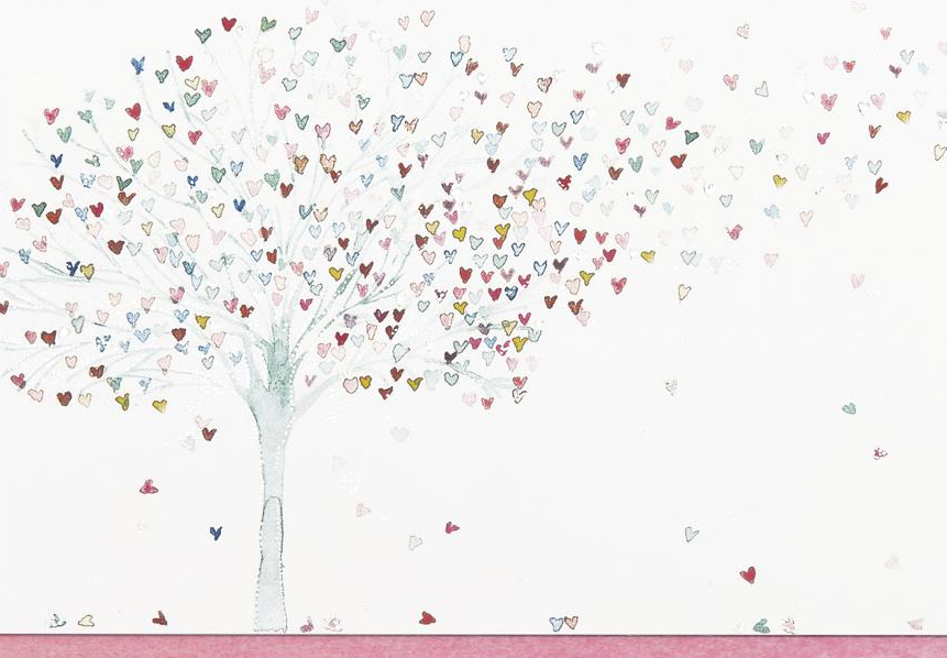 Tree of Hearts Note Cards (Stationery, Boxed Cards)