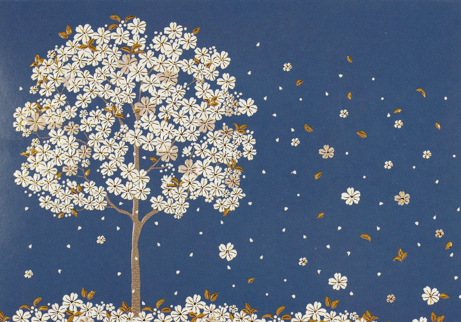 Falling Blossoms Note Cards (Stationery, Boxed Cards)