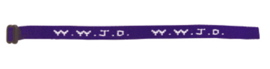 WWJD Bracelet - Purple