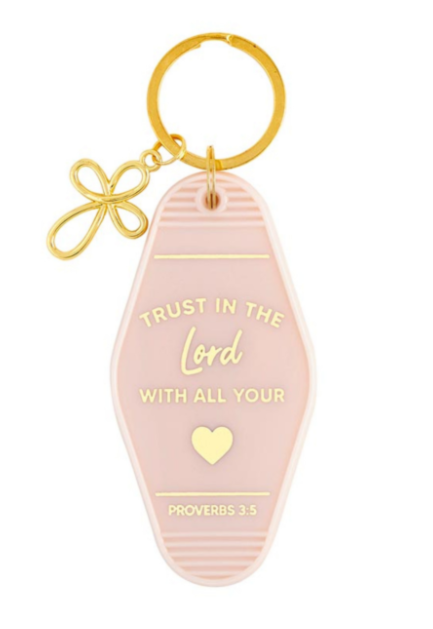 Proverbs 3:5 Keychain