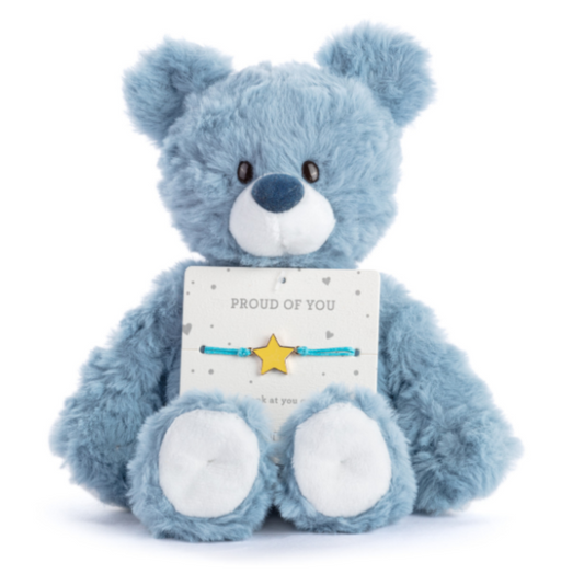 Proud of You Turquoise Bear