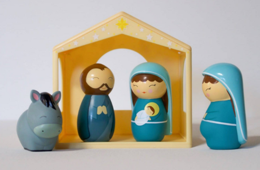 The Holy Family Nativity Playset Shining Light Dolls