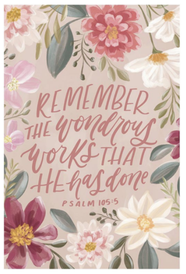 Loveall Small Poster - Remember the Wondrous Works