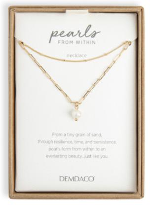 Pearls From Within Necklace - Gold