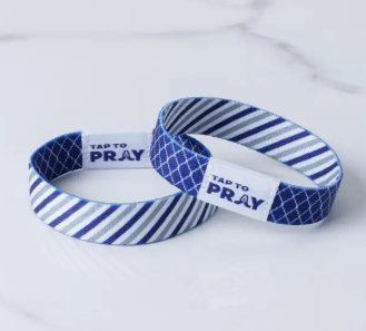 Tap To Pray™ Wristbands - Graphite & Ink