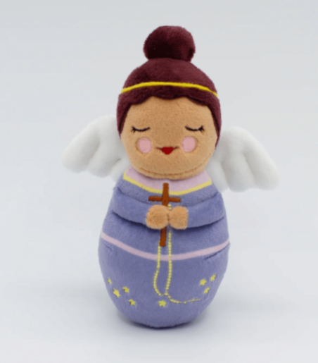 Mini Purple Guardian Angel Shining Light Plush Doll