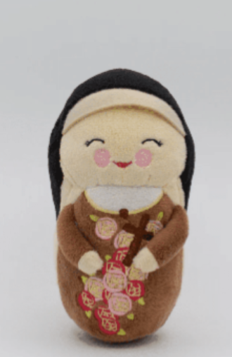 Saint Therese of Lisieux Mini Shining Light Plush Doll