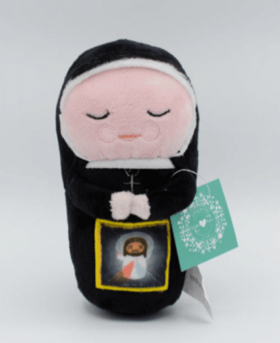 Mini Saint Faustina Shining Light Plush Doll