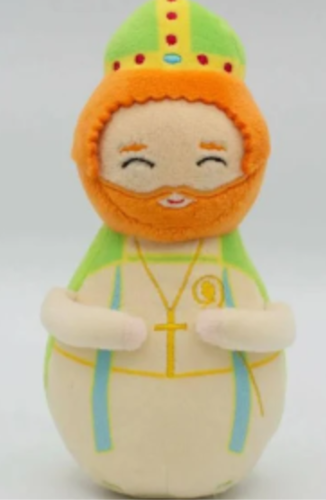 Mini Saint Patrick Shining Light Plush Doll