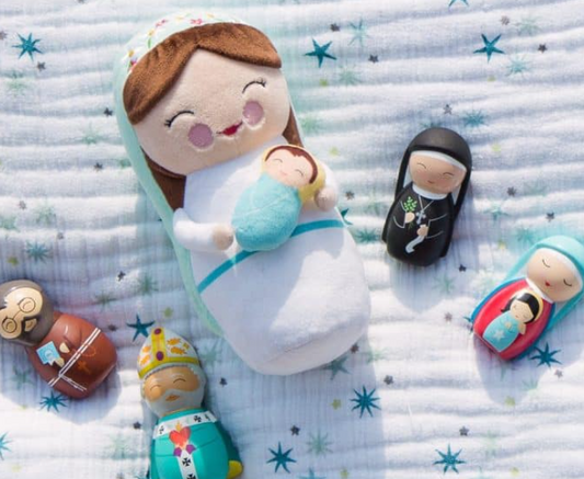 Mother Mary Shining Light Plush Doll