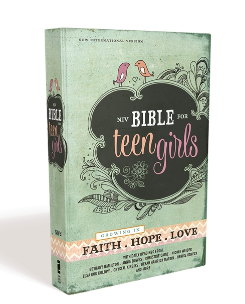 Bible for Teen Girls-NIV: Growing in Faith, Hope, and Love