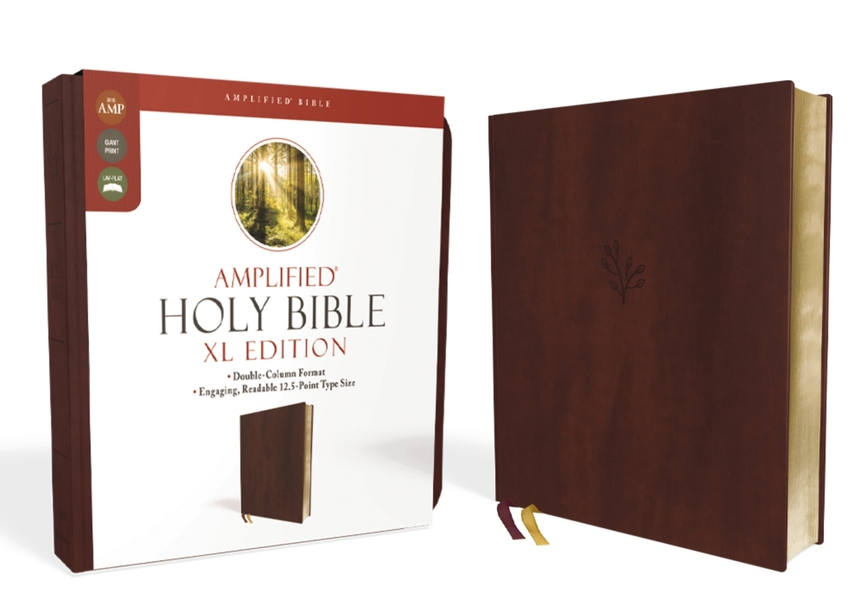 Amplified Holy Bible, XL Edition, Leathersoft, Burgundy