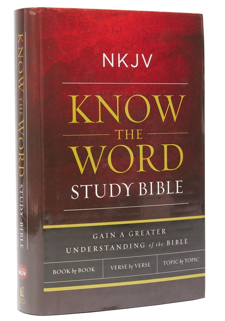 NKJV, Know the Word Study Bible, Hardcover, Red Letter Edition