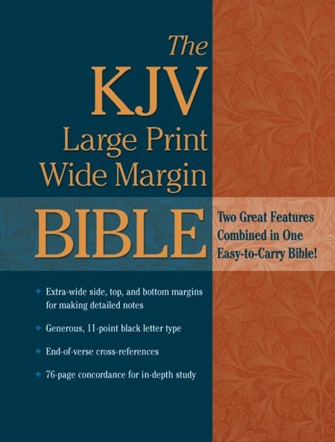 Large Print Wide Margin Bible-KJV