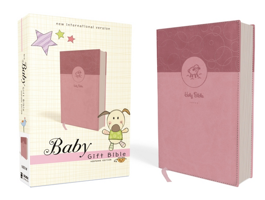Niv, Baby Gift Bible, Holy Bible, Leathersoft, Pink, Red Letter, Comfort Print: Keepsake Edition