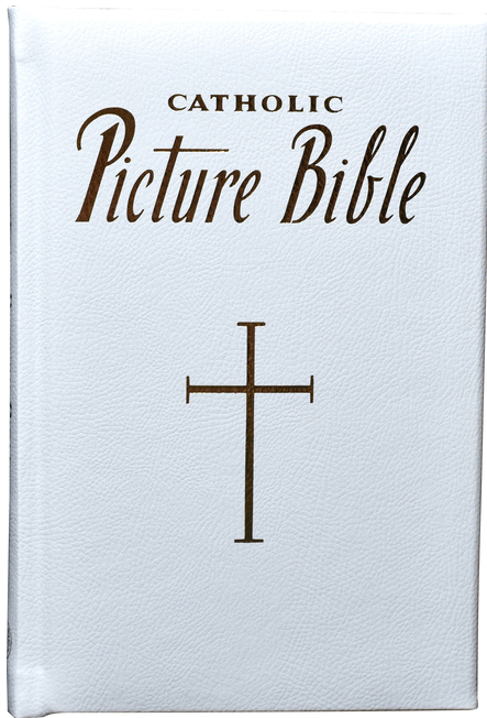 New Catholic Picture Bible - White