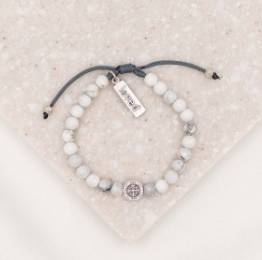 A Father's Love Bracelet - Howlite