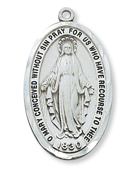 Sterling Silver Miraculous Medal