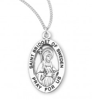 Sterling Oval St Bridget of Sweden