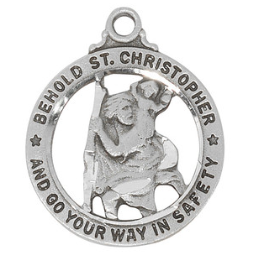 Pewter St. Christopher Medal