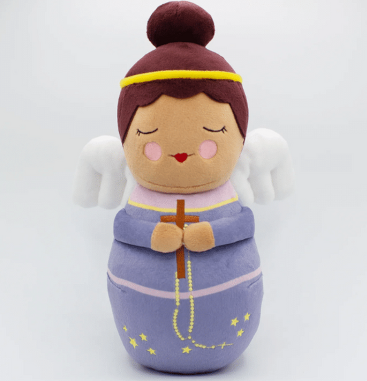 Purple Guardian Angel Shining Light Plush Doll (Brunette)