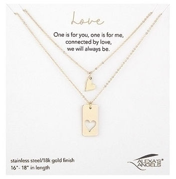 Love- One for Me, One for You Necklace