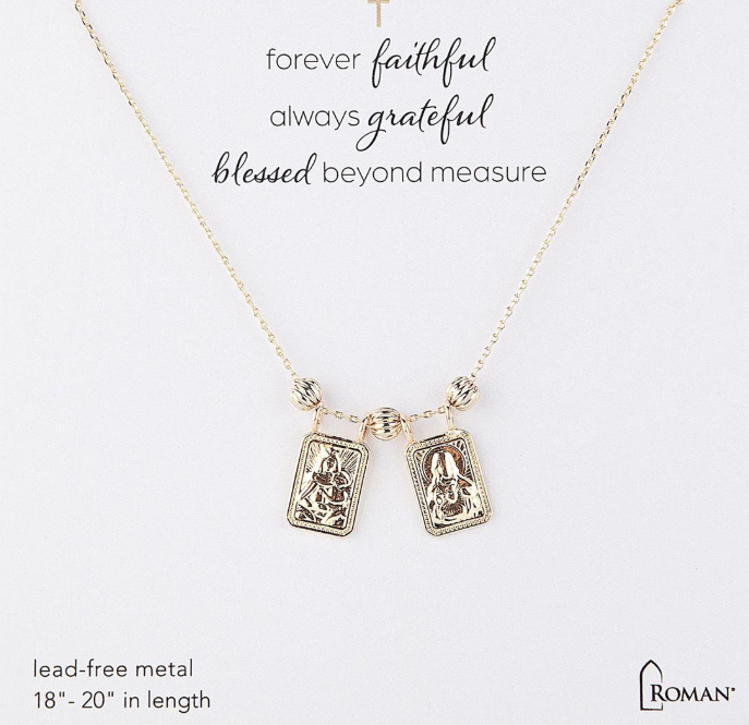 Gold Scapular Necklace