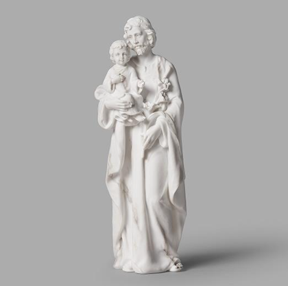 Marble St. Joseph Statue