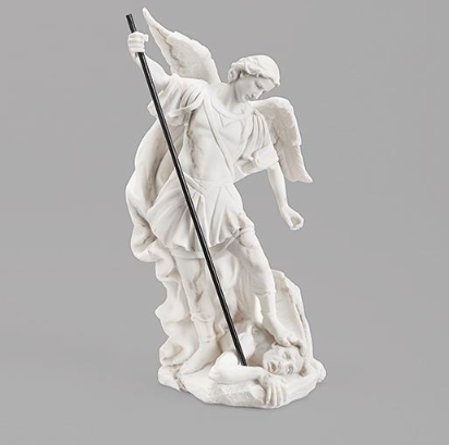 Marble St. Michael Statue