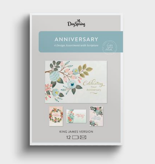 Anniversary Flower Boxed Cards