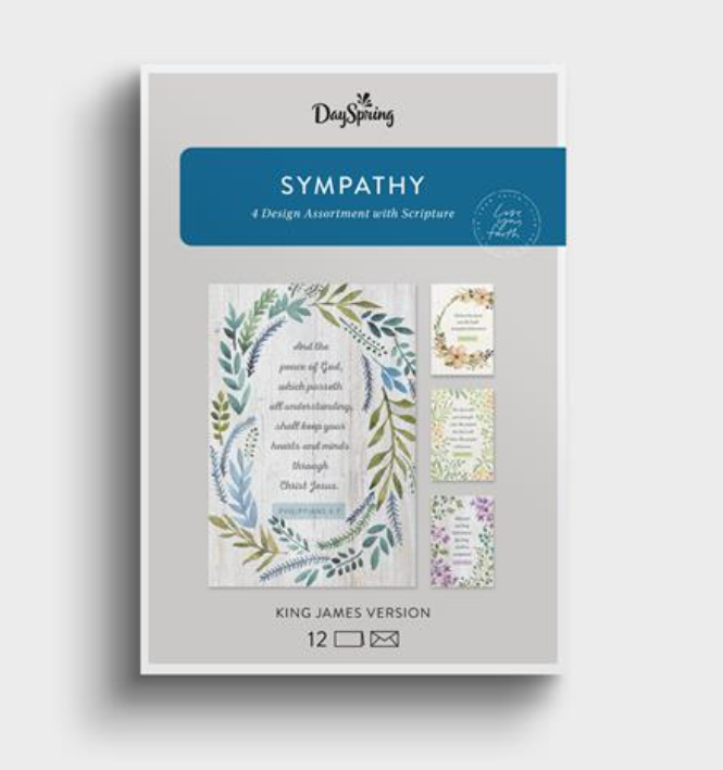 Sympathy Botanical Frames Boxed Cards