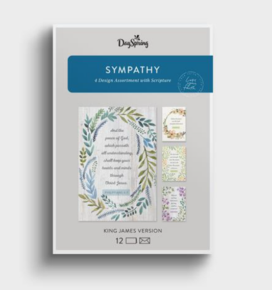 Sympathy Botanical Frames Boxed Cards