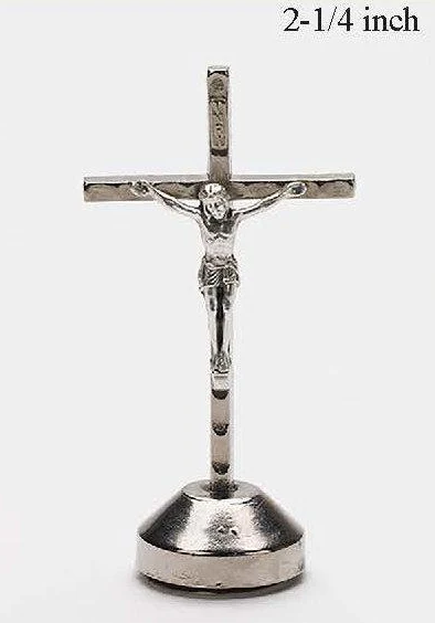 Crucifix Adhesive Mini Statue