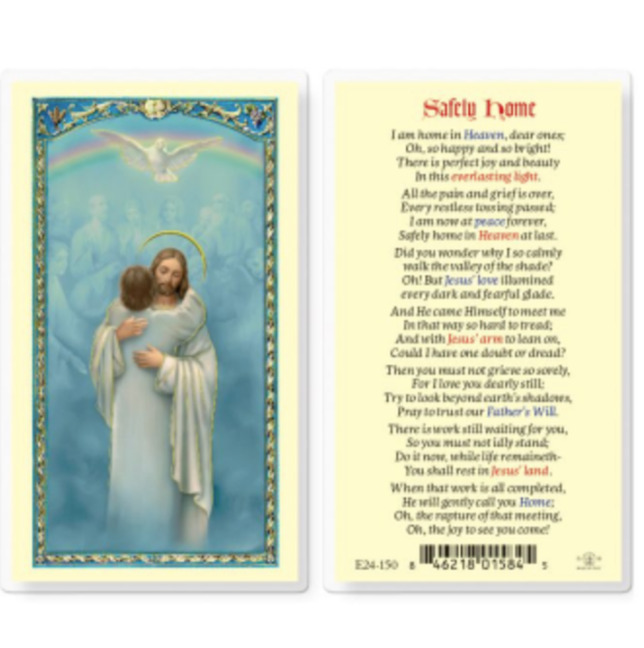 Laminated Prayer Card - Safely Home