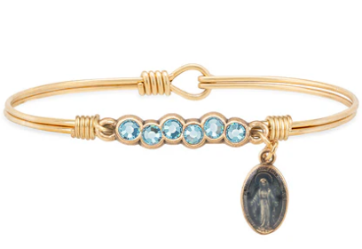 Mother Mary Starlight Bangle Bracelet