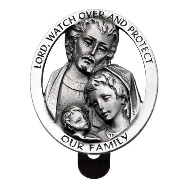 Holy Family Visor Clip