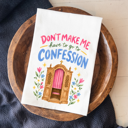 Blessed Mess | Confession Tea Towel