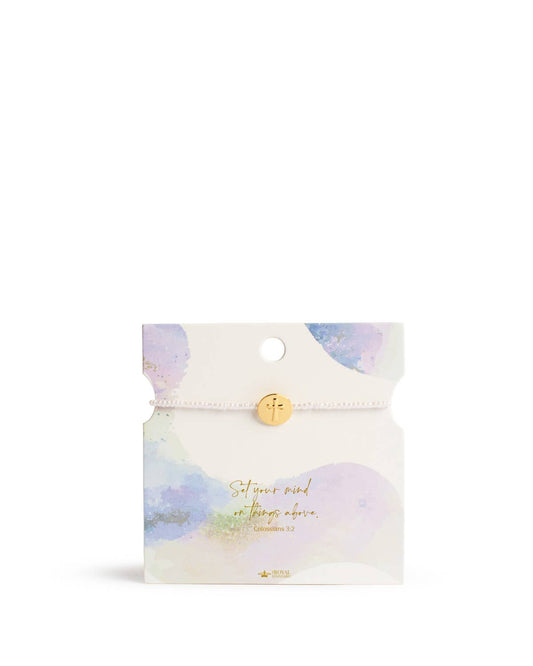Things Above Bracelet   Gold/Pink