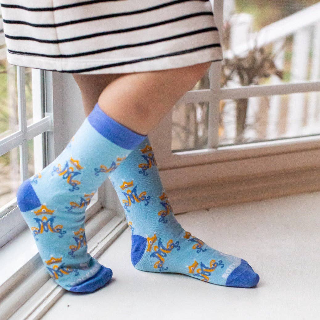 Marian Monogram Kids Socks