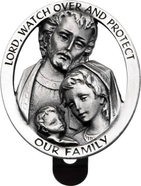 Holy Family Visor Clip