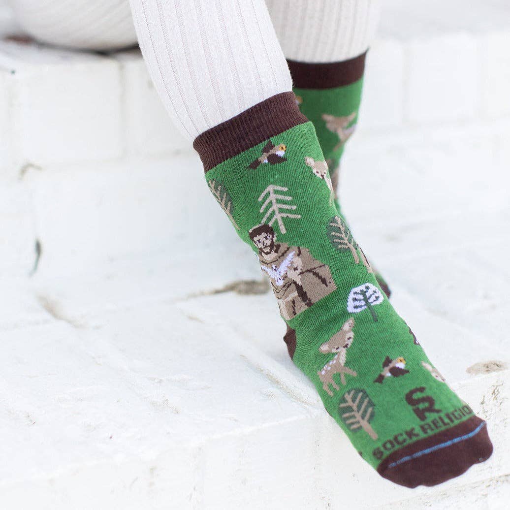 St. Francis of Assisi Kids Socks