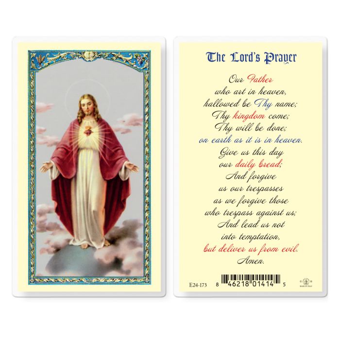The Lord's Prayer Holy Card