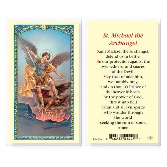 St. Michael the Archangel Prayer Card