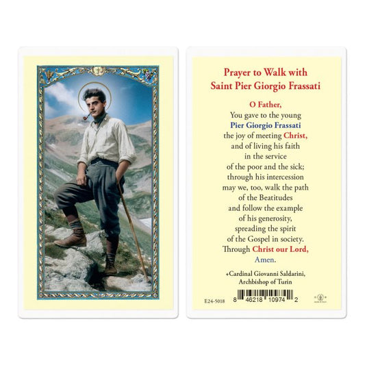 St. Pier Giorgio Frassati Prayer Card