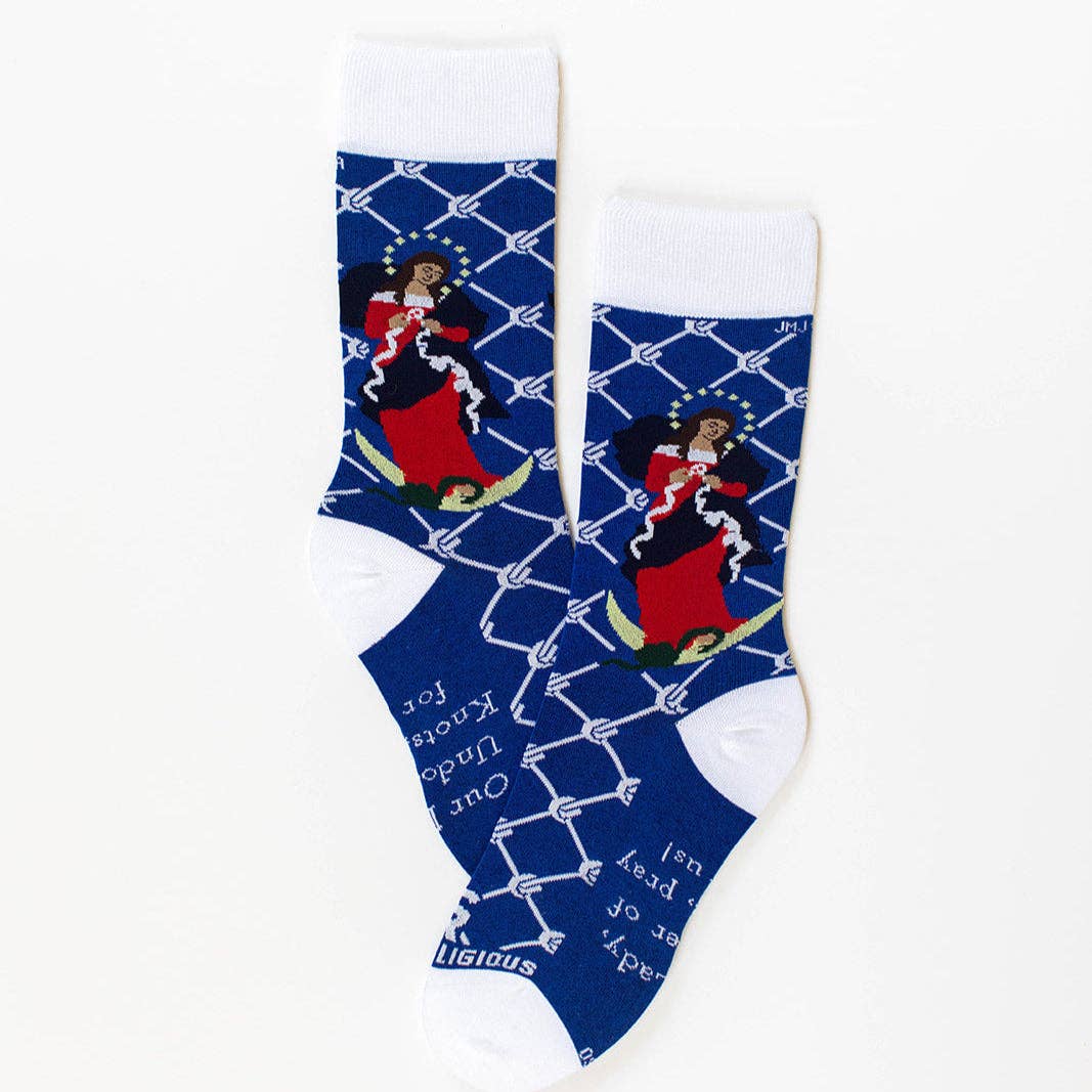 Our Lady Undoer of Knots Adult Socks