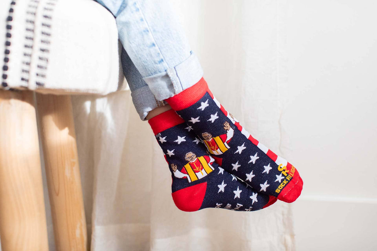 Pope Leo XIV Kids Socks