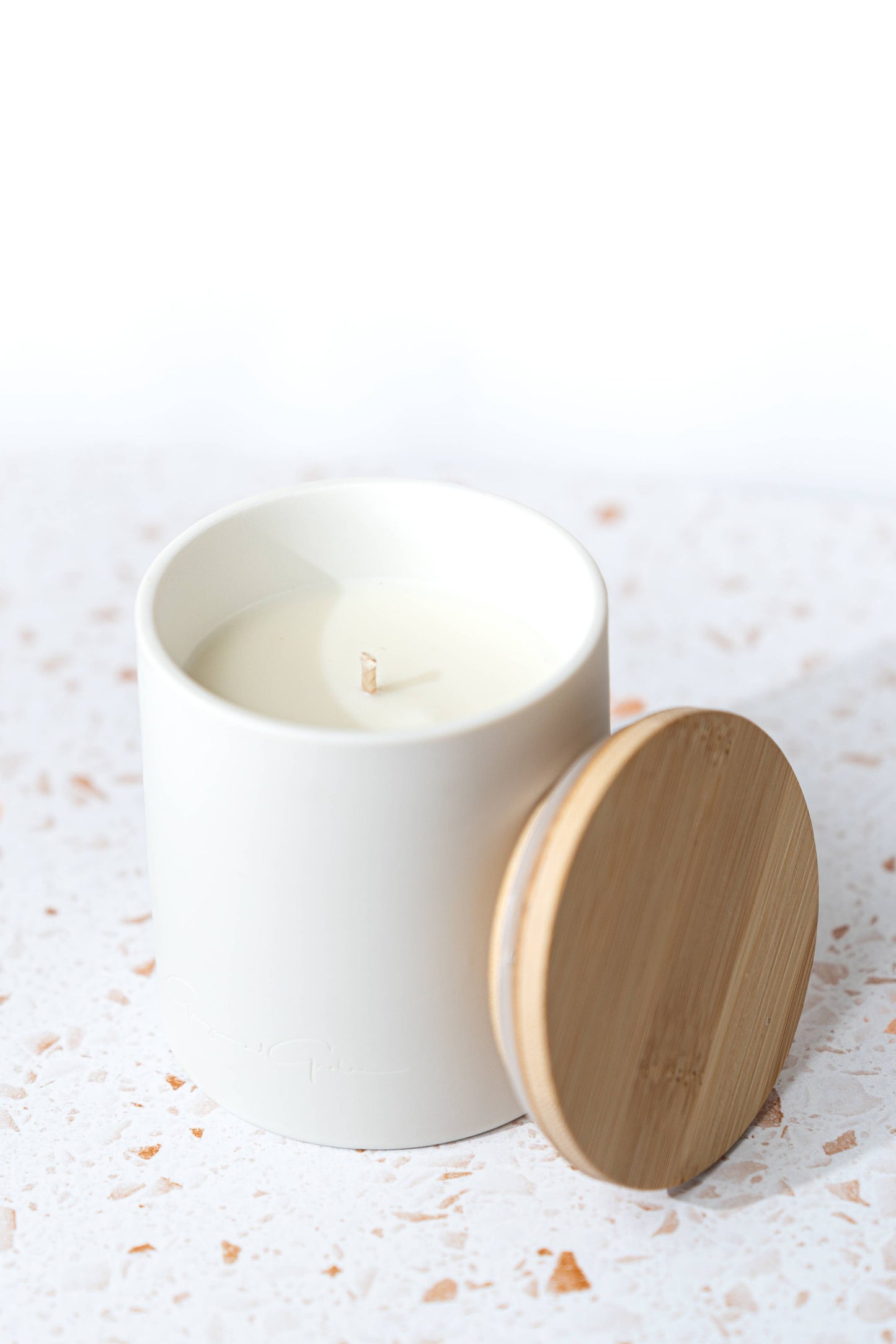 Snow Day Soy Wax Candle - 1 Wick Ceramic Tumbler