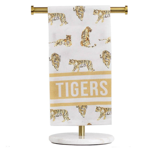 Forever Tiger Hand Towel   White/Multi   20x28